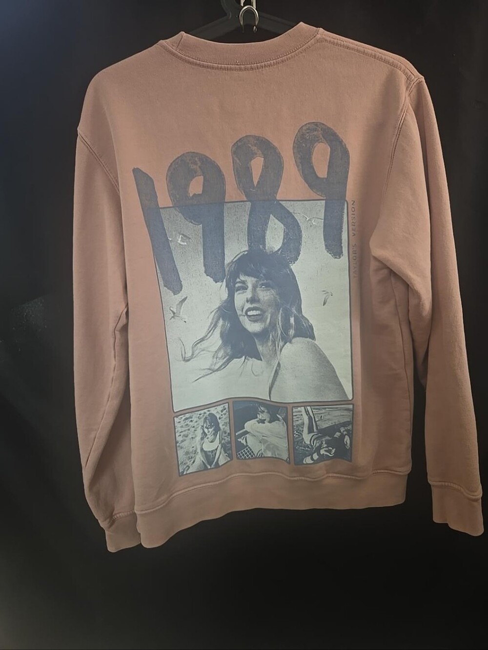 Taylor Swift 1989 Taylor’s Version Pink Crewneck Sweatshirt Official Merch